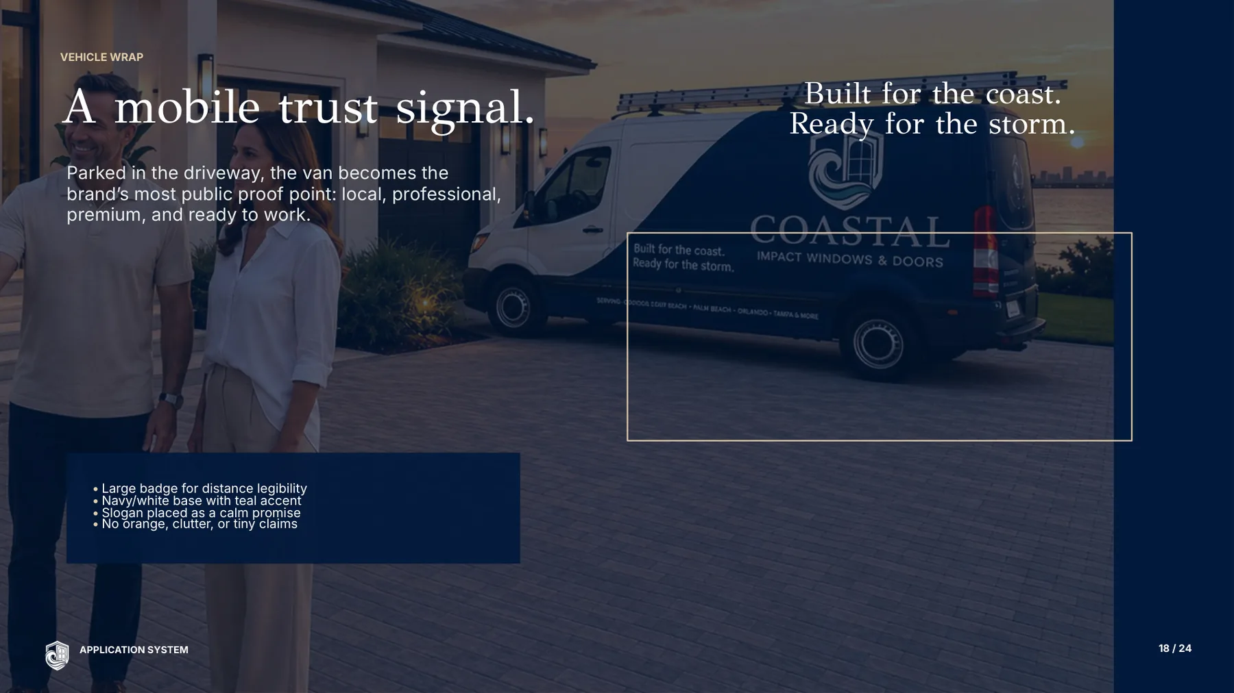 Coastal Impact vehicle wrap